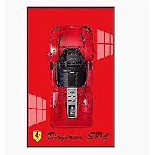 Échelle : 1:8– Ferrari Daytona SP3 | Tableau décoratif (50 x 80 cm)
