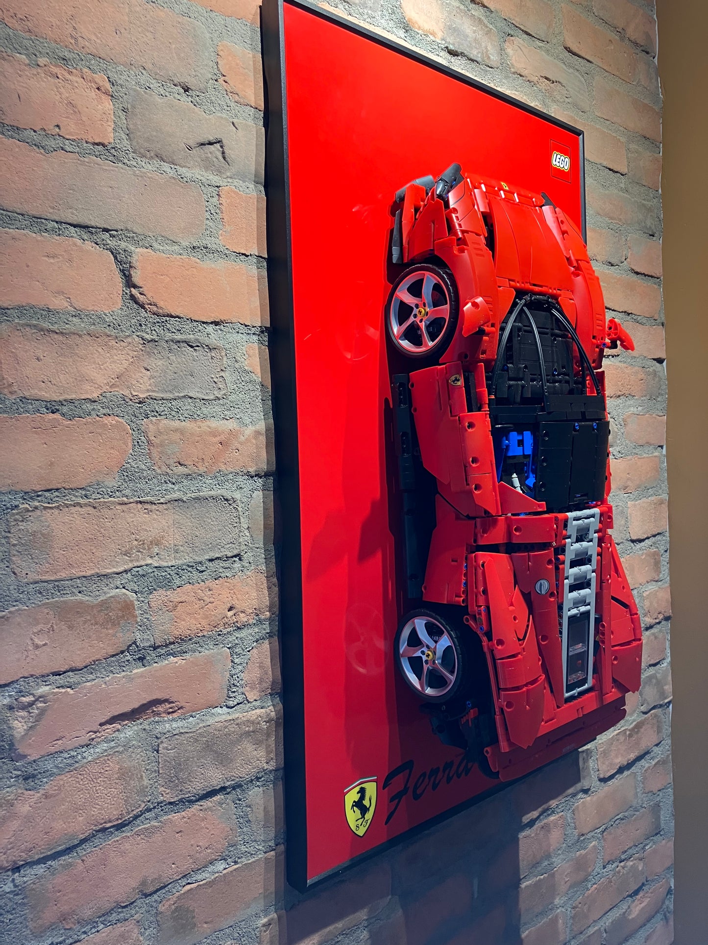 Échelle : 1:8– Ferrari Daytona SP3 | Tableau décoratif (50 x 80 cm)