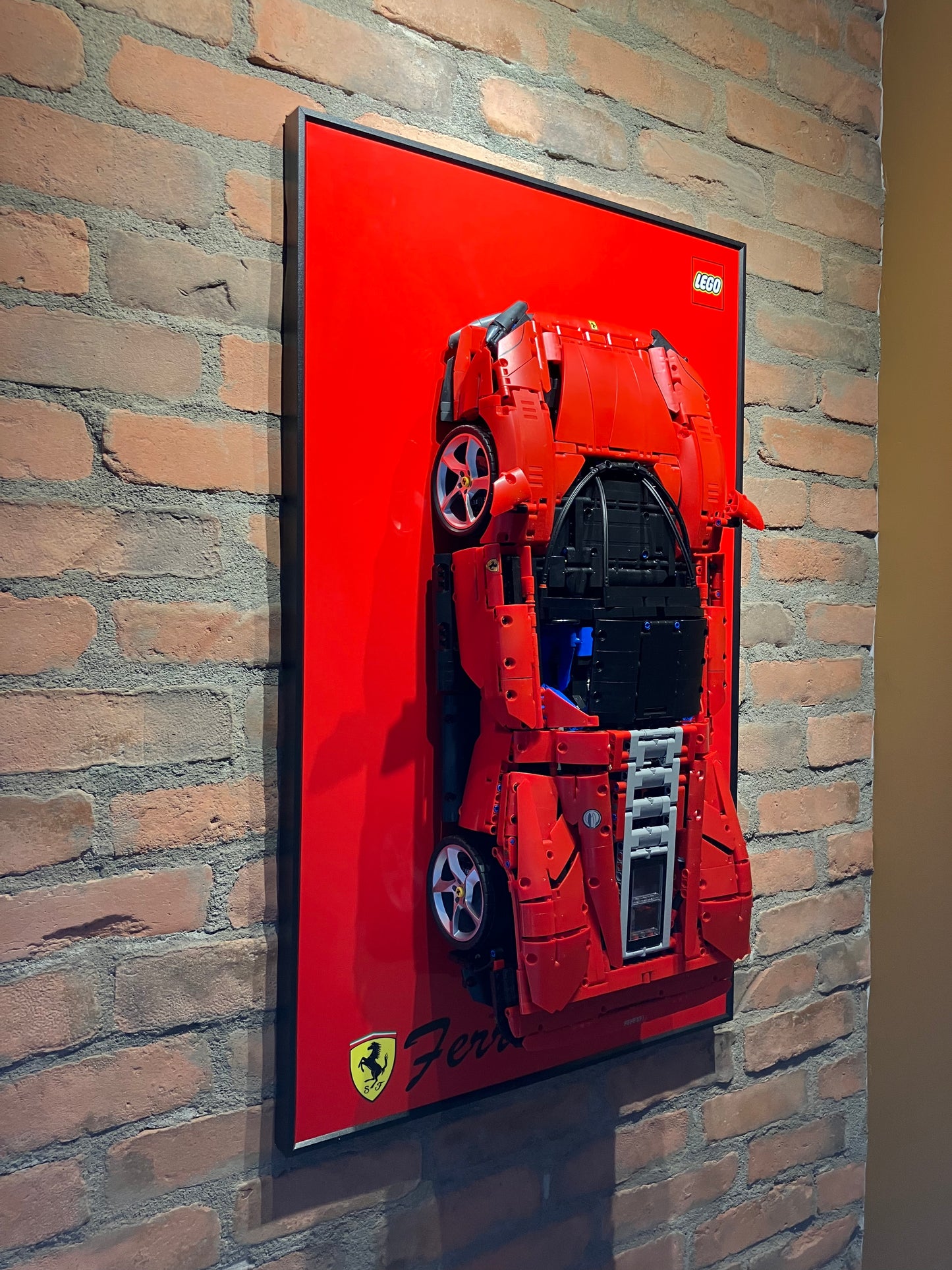Échelle : 1:8– Ferrari Daytona SP3 | Tableau décoratif (50 x 80 cm)