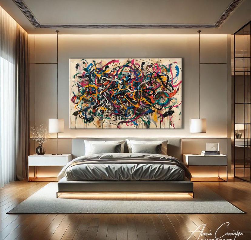 Street Art Curtain – Banksy Style