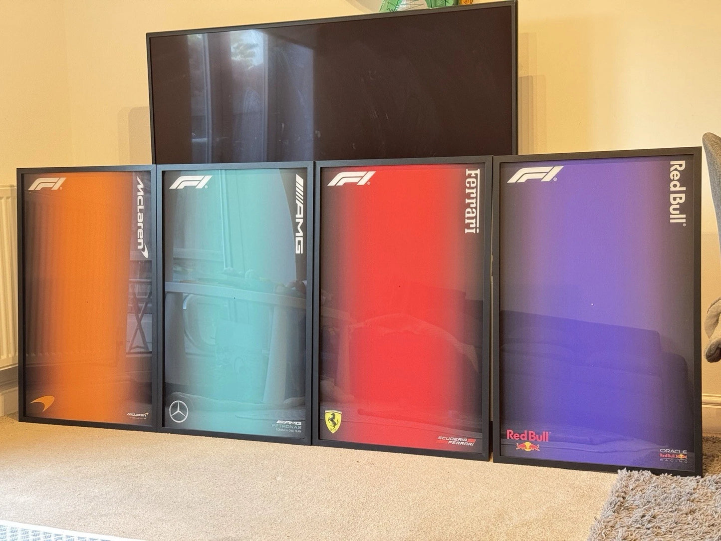 Échelle : 1:10 Voiture Mercedes-AMG F1 – Tableau décoratif (50 x 80 cm)