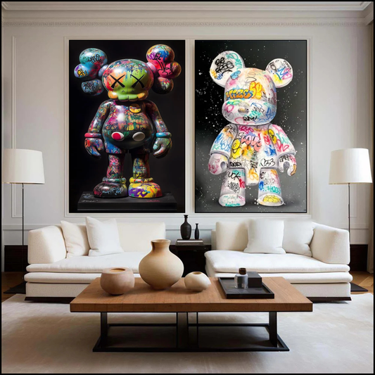 Duo Bear Graffiti – Street Pop Edition