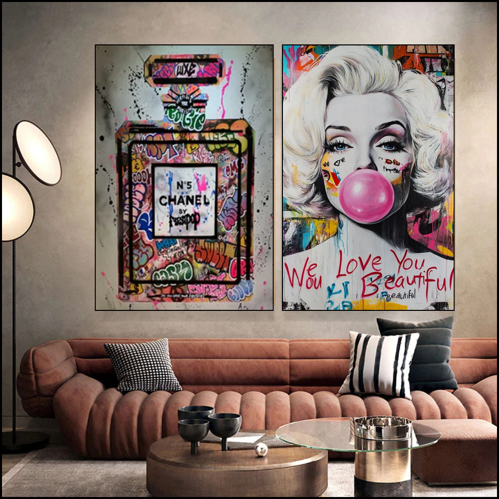 Marilyn &amp; Chanel Pop Art Duo