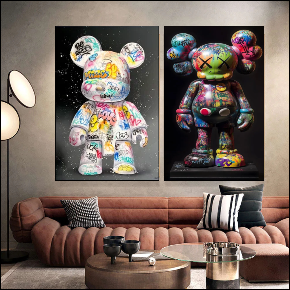 Duo Bear Graffiti – Street Pop Edition