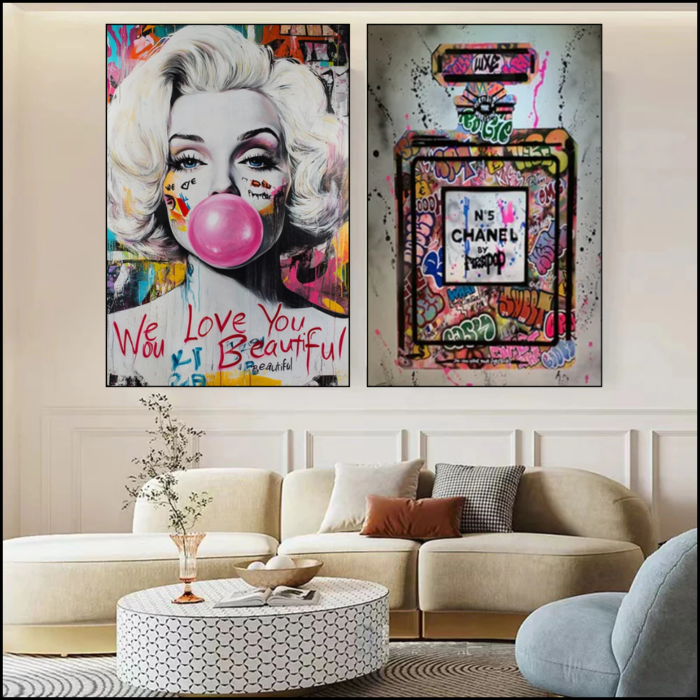 Marilyn &amp; Chanel Pop Art Duo