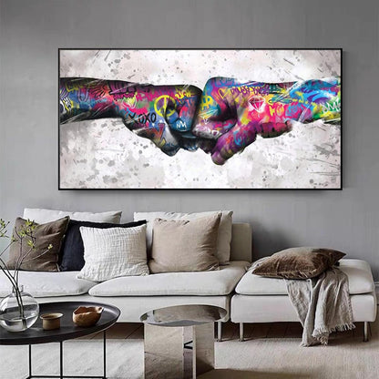 Street Art Curtain – Banksy Style