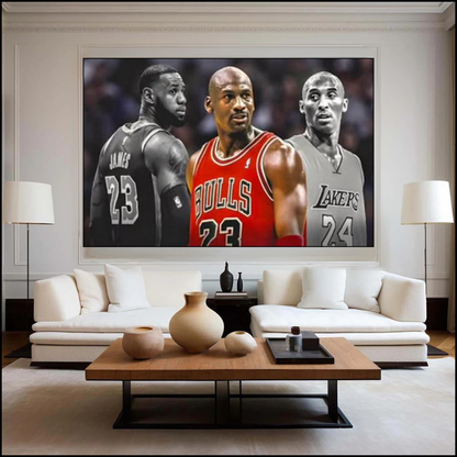 Basketball Legends: Jordan, Kobe &amp; LeBron