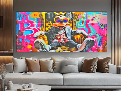 Street Art Curtain – Banksy Style