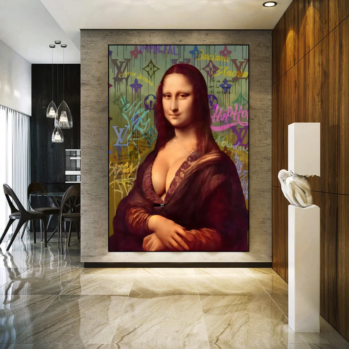 Cuadro Louis Vuitton Mona Lisa