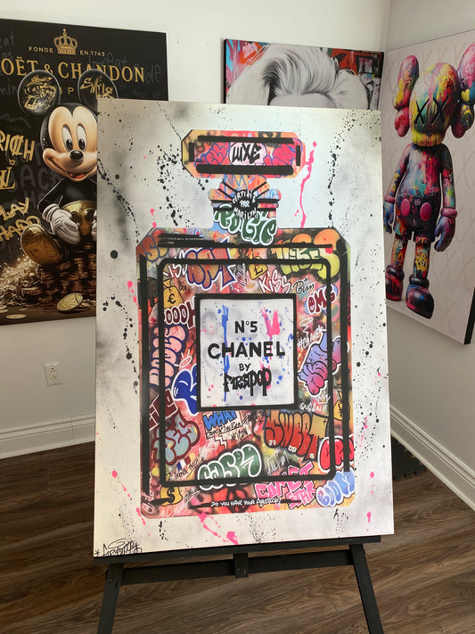 CHANEL No.5 – Flacon Graffiti Pop Art