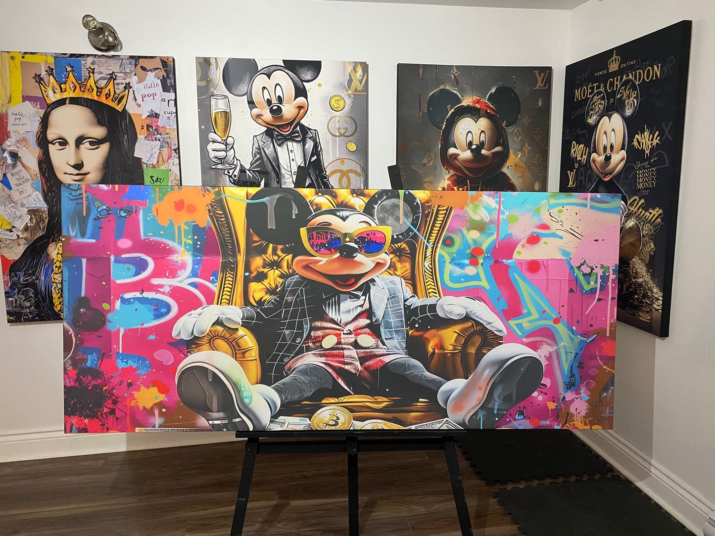 Street Art Curtain – Banksy Style