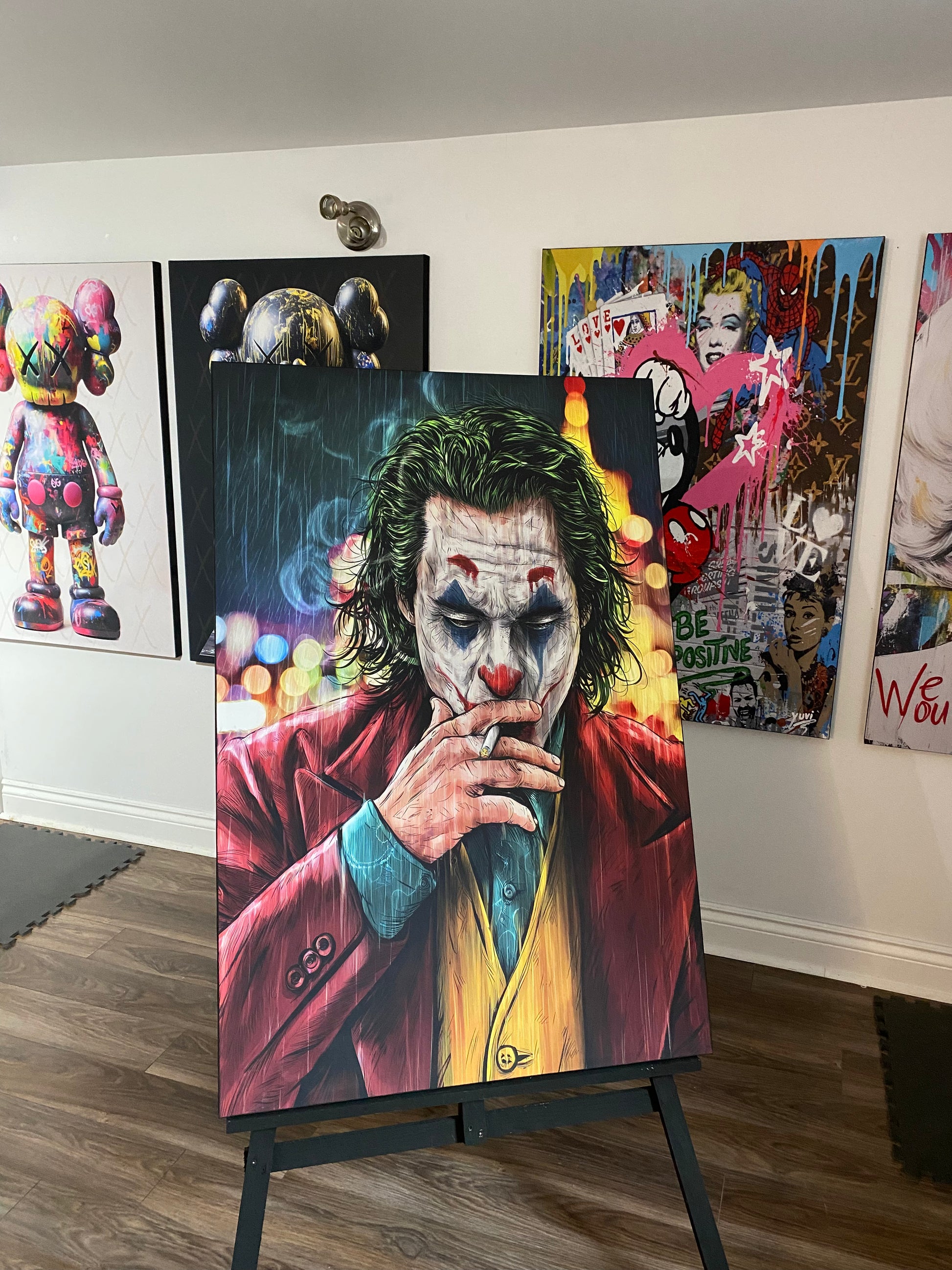 Joker wall art – modern HD canvas TopArt