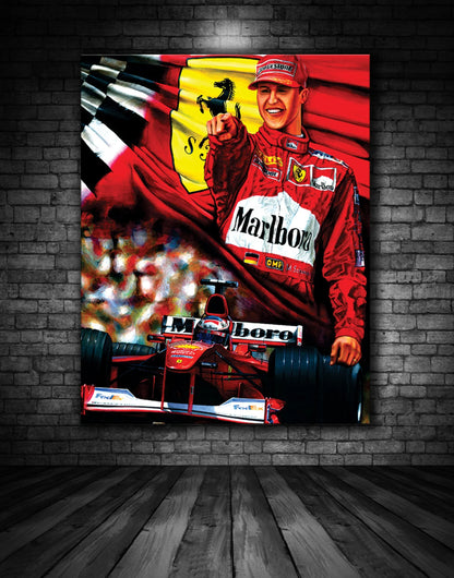Michael Schumacher – Ferrari flag
