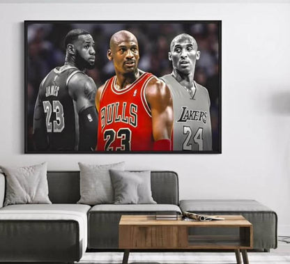 Basketball Legends: Jordan, Kobe &amp; LeBron