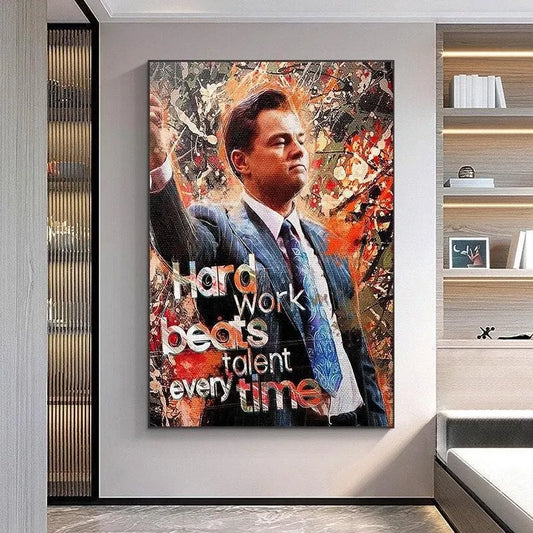 Hard Work Beats Talent - Wolf of Wall Street