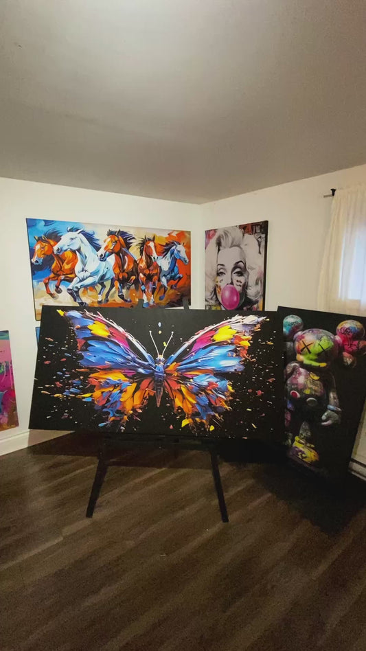 Street Art Curtain – Banksy Style