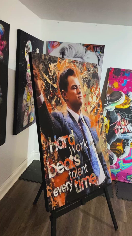Hard Work Beats Talent - Wolf of Wall Street