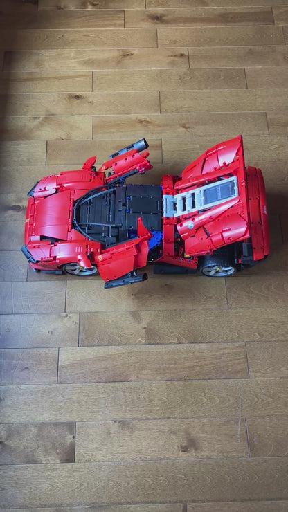 Échelle : 1:8– Ferrari Daytona SP3 | Tableau décoratif (50 x 80 cm)