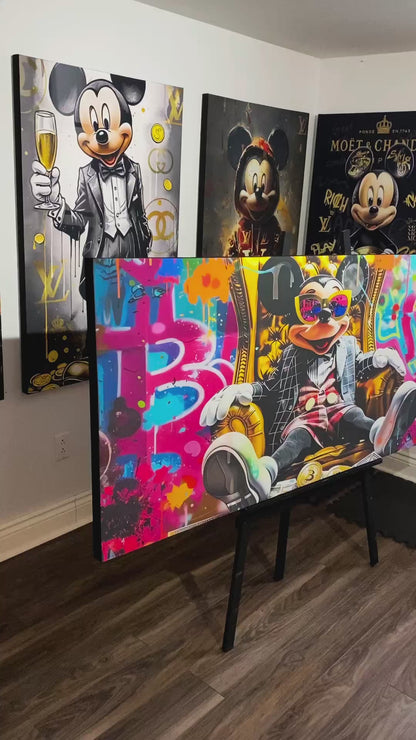 Street Art Curtain – Banksy Style