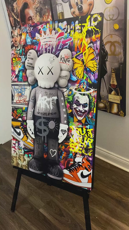 Hype Beast Pop Art Culture Wallart-Kaws