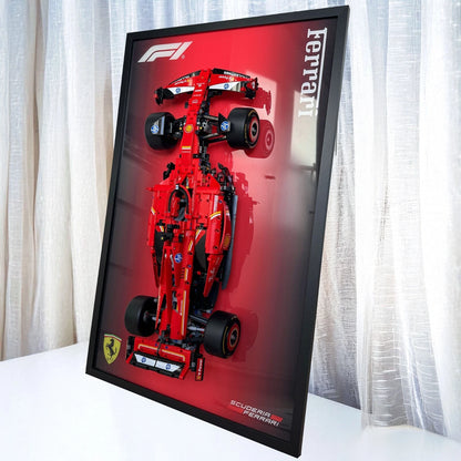 Voiture Ferrari F1  – Tableau décoratif