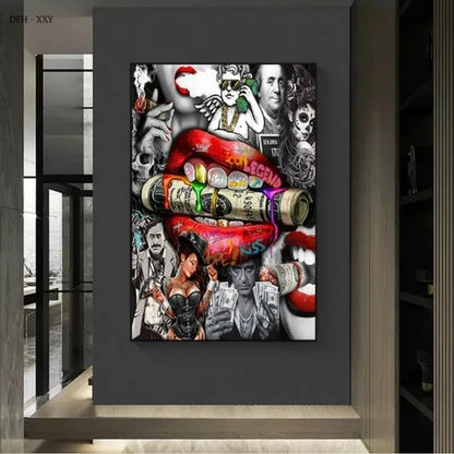 Pop Art – Bouche & Argent